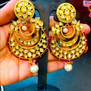 Kundan earrings!